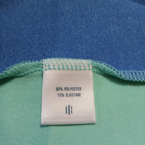 Holderness & Bourne The Brady 1/4 Zip Golf Pullover Turquoise Blue Men Size L - Picture 4 of 7
